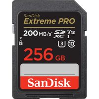 SanDisk Extreme PRO SDXC 256 GB geheugenkaart UHS-I, Class 10, U3, V30 - thumbnail