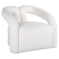 Fauteuil Dana white furry