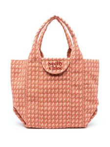 See by Chloé sac cabas médium Letizia - Orange