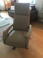 Leren relaxfauteuils met desgin armleuning - bruin leer - Echt leer, Modern, ontdek de vele Leersoorten en Kleuren bij ShopX