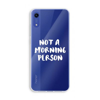 Morning person: Honor Play 8A Transparant Hoesje