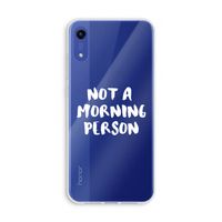 Morning person: Honor Play 8A Transparant Hoesje