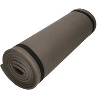 Grijze yogamat/sportmat 180 x 50 cm   -