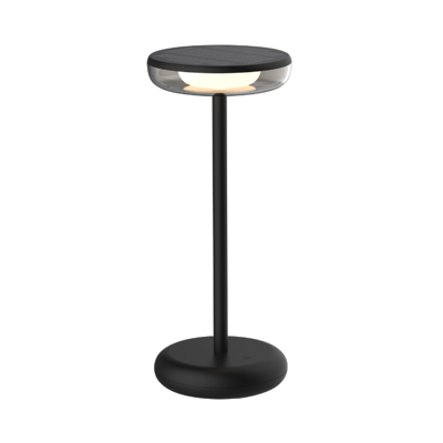 ZOLUNA Solar Tafellamp Bobbie Zwart