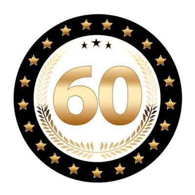 Bierviltjes 60 - 100x stuks - zwart/goud - luxe - verjaardag/jubilea - feestartikelen