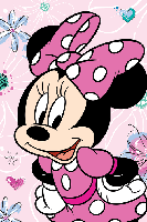 Minnie Mouse Fleece plaid 100 x 150 cm
