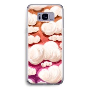 Katoen Wolken: Samsung Galaxy S8 Transparant Hoesje
