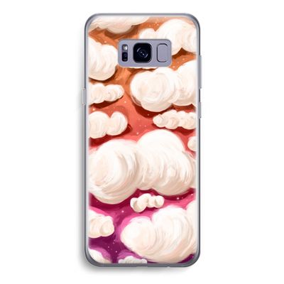 Katoen Wolken: Samsung Galaxy S8 Transparant Hoesje