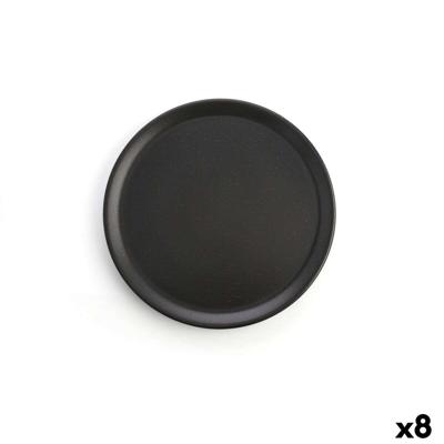 Eetbord Anaflor Barro Anaflor Zwart Aardewerk Ø 31 cm Vlees (8 Stuks)