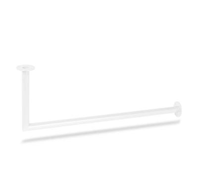 Garderobestang wit hoek Ø32 mm - per meter Garderobestang wit hoek Ø32 mm - per meter