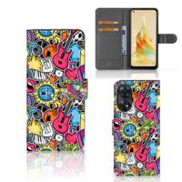 OPPO Reno8 T 4G | Wallet Case | met Pasjes | Punk Rock
