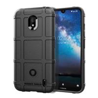 Schokbestendige beschermer cover volledige dekking silicone case voor Nokia 2 2 (zwart)