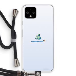 MSN: Pixel 4 Transparant Hoesje met koord
