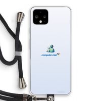 MSN: Pixel 4 Transparant Hoesje met koord