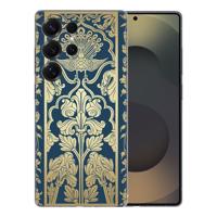 TPU Hoesje Samsung Galaxy S25 Ultra - Beige Flowers Backcover