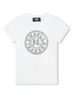 Karl Lagerfeld Kids t-shirt à logo - Blanc