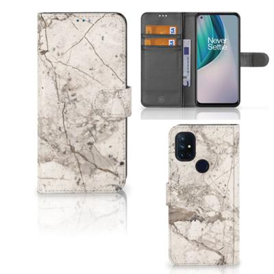 OnePlus Nord N10 | Bookcase | Marmer Beige