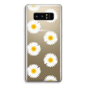Margrietjes: Samsung Galaxy Note 8 Transparant Hoesje