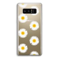 Margrietjes: Samsung Galaxy Note 8 Transparant Hoesje