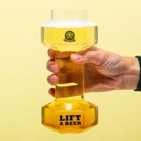 Dumbbell Bierglas - thumbnail