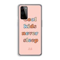 Cool Kids Never Sleep: OnePlus 9 Pro Transparant Hoesje