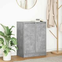 Dressoir 57x34x76 cm bewerkt hout betongrijs Dressoir 57x34x76 cm bewerkt hout betongrijs