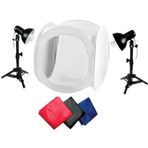 StudioKing WTK75 apparatuurset voor fotostudio Zwart, Blauw, Rood, Wit