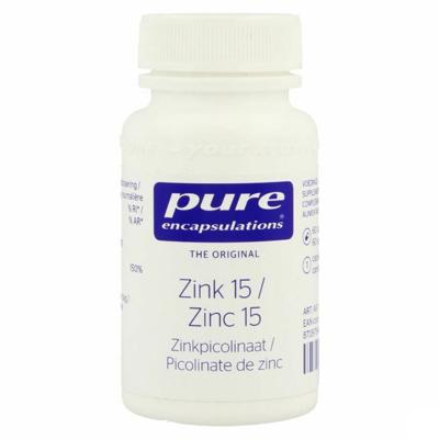Pure Encapsulations Zink 15 Picolinaat Caps 60