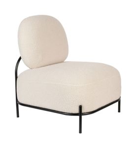 ZILT Fauteuil 'Brandan' Teddy, kleur Ivory