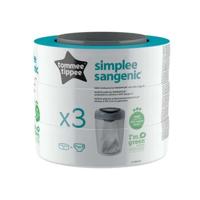 Tommee Tippee - Herlaadt Sangenic - Simplee - Pack x3