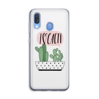 I love cacti: Samsung Galaxy A40 Transparant Hoesje