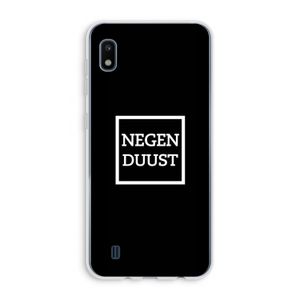 Negenduust black: Samsung Galaxy A10 Transparant Hoesje