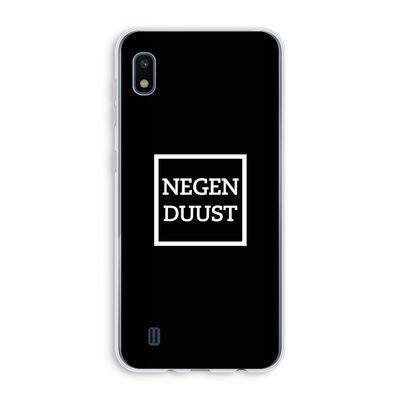 Negenduust black: Samsung Galaxy A10 Transparant Hoesje