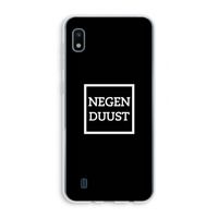 Negenduust black: Samsung Galaxy A10 Transparant Hoesje Negenduust black: Samsung Galaxy A10 Transparant Hoesje