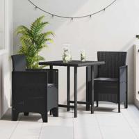 Tuinstoel 2 pcs Antraciet 53 x 49 x 85 cm PP