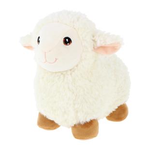 Keel Toys pluche schaap/lammetje knuffeldier - wit - lopend - 18 cm   -