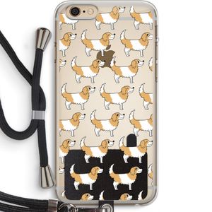 Doggy: iPhone 6 PLUS / 6S PLUS Transparant Hoesje met koord