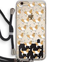 Doggy: iPhone 6 PLUS / 6S PLUS Transparant Hoesje met koord