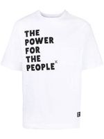 The Power For The People t-shirt à logo imprimé - Blanc - thumbnail