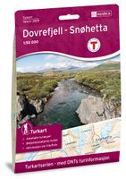 Wandelkaart 2829 Turkart Dovrefjell - Snøhetta | Nordeca - thumbnail