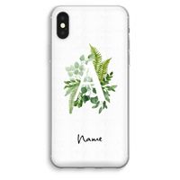Green Brush: iPhone XS Max Transparant Hoesje