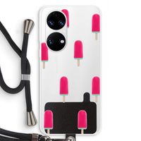 Waterijsje: Huawei P50 Transparant Hoesje met koord