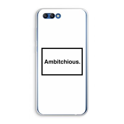 Ambitchious: Honor 10 Transparant Hoesje