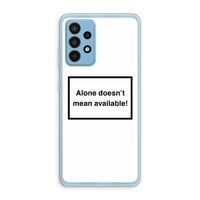 Alone: Samsung Galaxy A52 Transparant Hoesje