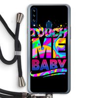 Touch Me: Samsung Galaxy A20s Transparant Hoesje met koord