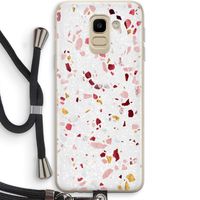 Terrazzo N°9: Samsung Galaxy J6 (2018) Transparant Hoesje met koord