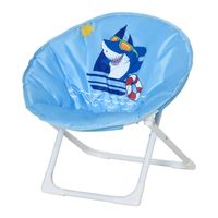 Vouwstoel kind - Campingstoel - Kinderstoel - Blauw - Ø50 x 49H cm - thumbnail