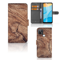 OPPO A15 Book Style Case Tree Trunk