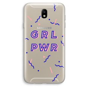 GRL PWR: Samsung Galaxy J7 (2017) Transparant Hoesje