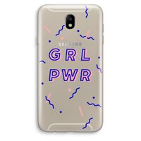 GRL PWR: Samsung Galaxy J7 (2017) Transparant Hoesje
